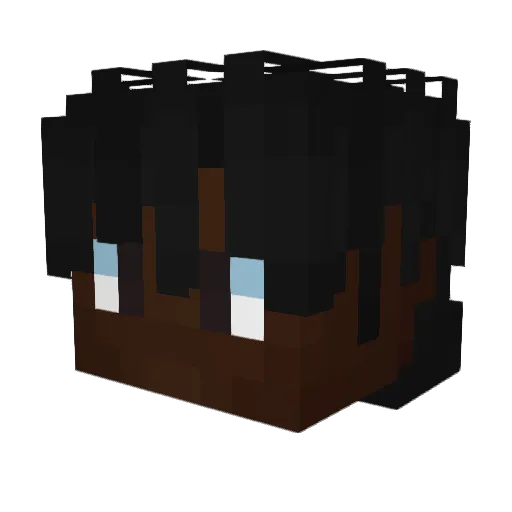 GamleHrAnd Minecraft avatar head, 3D render
