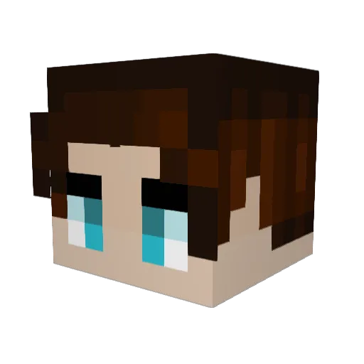 Gamlin63 Minecraft avatar head, 3D render