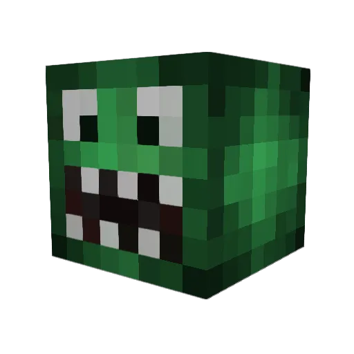 Gamma1207 Minecraft avatar head, 3D render