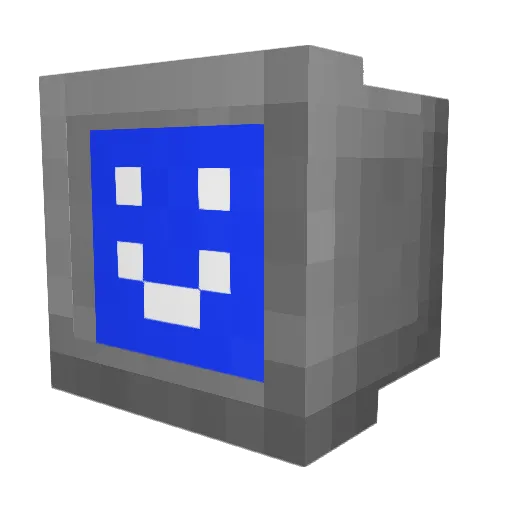 GammaCorrection Minecraft avatar head, 3D render