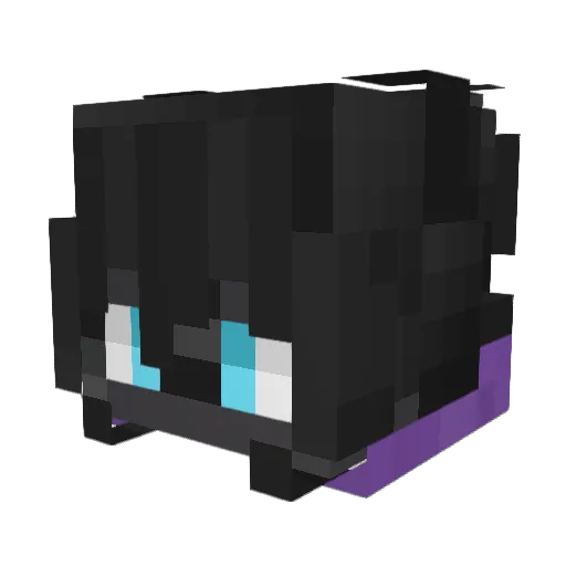 GammaTeeth Minecraft avatar head, 3D render