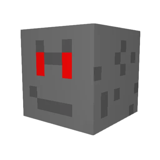 Gammaspark17 Minecraft avatar head, 3D render