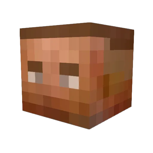Gammawolf68 Minecraft avatar head, 3D render
