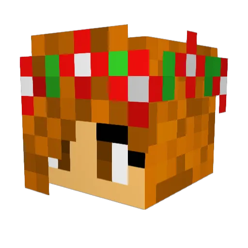 Gamming0704 Minecraft avatar head, 3D render