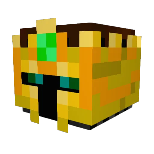 Gammli9912 Minecraft avatar head, 3D render