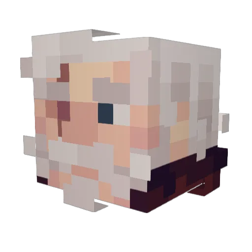 Gammo_is_god Minecraft avatar head, 3D render