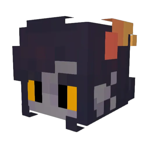 Gamora_Gemini Minecraft avatar head, 3D render