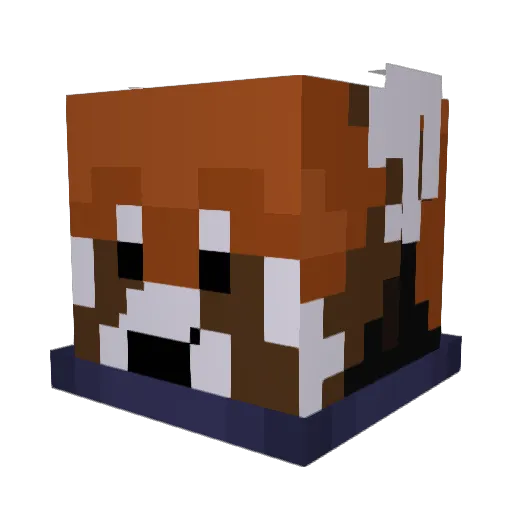 GamyThepapi Minecraft avatar head, 3D render