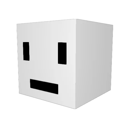 GanGral123 Minecraft avatar head, 3D render
