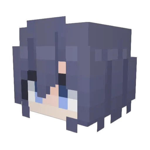 Gan_Crane Minecraft avatar head, 3D render