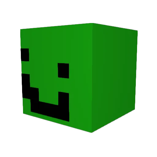 Ganctus Minecraft avatar head, 3D render