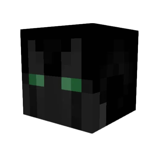 Ganda7w7 Minecraft avatar head, 3D render