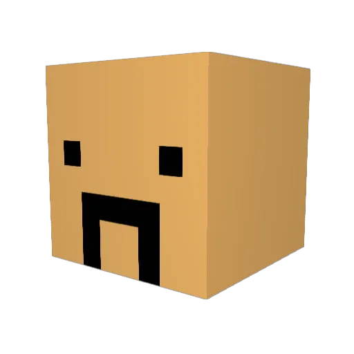 GandalfEveryday Minecraft avatar head, 3D render