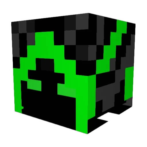 Gandalf_DaGreen Minecraft avatar head, 3D render