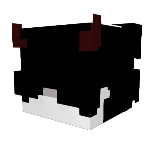 Ganev Minecraft avatar head, 3D render