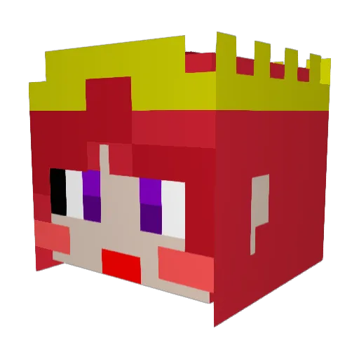 GangChoon Minecraft avatar head, 3D render