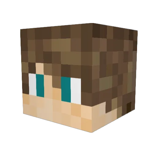 GangDalf91 Minecraft avatar head, 3D render