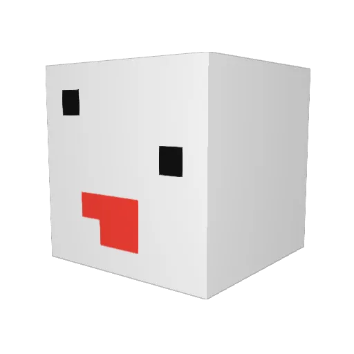 Gang_YJ Minecraft avatar head, 3D render