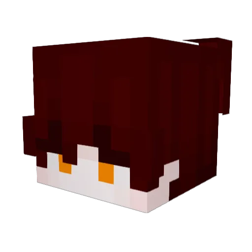Gang_e2 Minecraft avatar head, 3D render