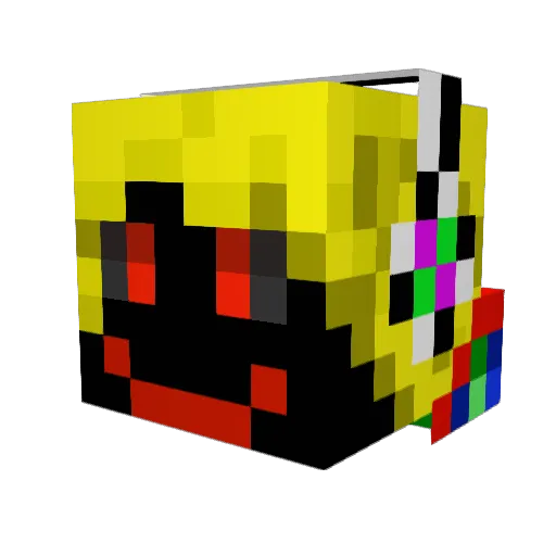 GangerDawg Minecraft avatar head, 3D render