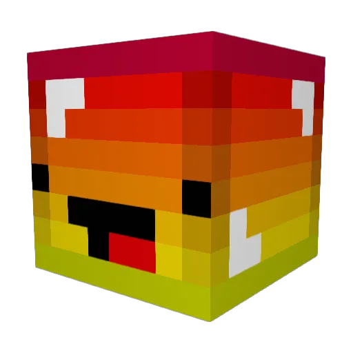 GanglyDock807 Minecraft avatar head, 3D render