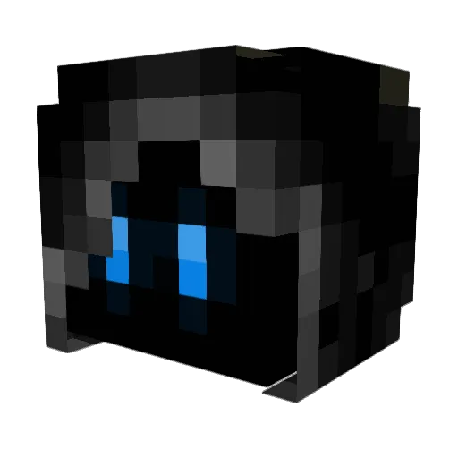 GangstaKitten Minecraft avatar head, 3D render