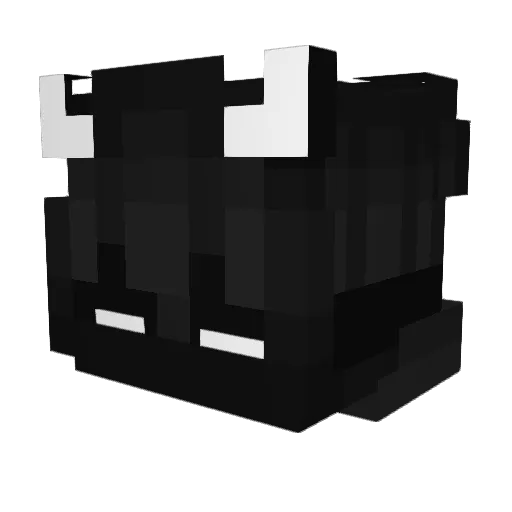 Gangsta_Kat Minecraft avatar head, 3D render