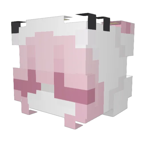 Gangster18 Minecraft avatar head, 3D render