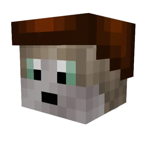 GangsterBoy15 Minecraft avatar head, 3D render