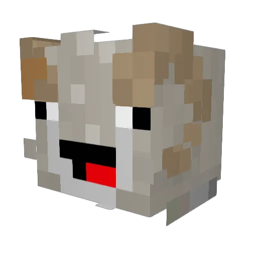 GangsterGoat414 Minecraft avatar head, 3D render