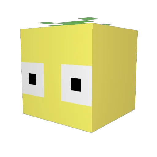 Ganjang_04 Minecraft avatar head, 3D render