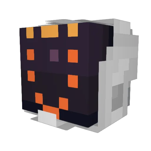 GankiDesu Minecraft avatar head, 3D render
