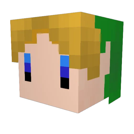 Ganon_5572 Minecraft avatar head, 3D render