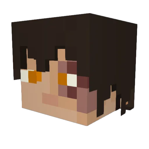 Ganonslayer19 Minecraft avatar head, 3D render