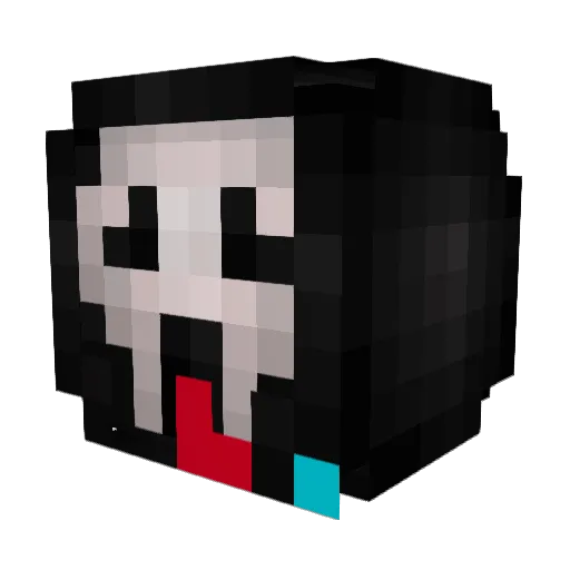 GansoGorb Minecraft avatar head, 3D render