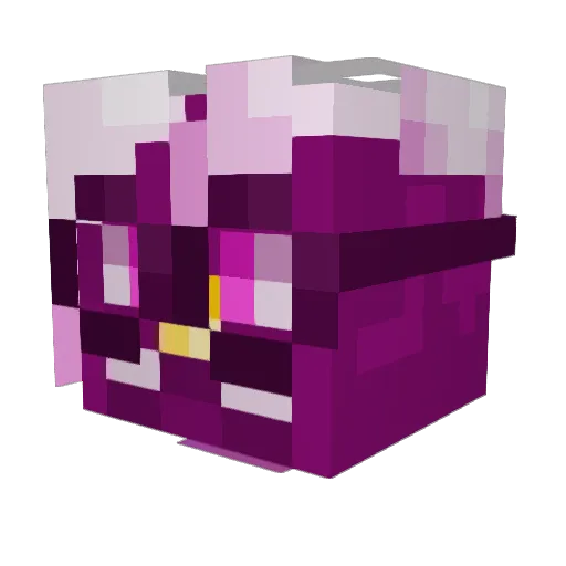 Ganykem Minecraft avatar head, 3D render