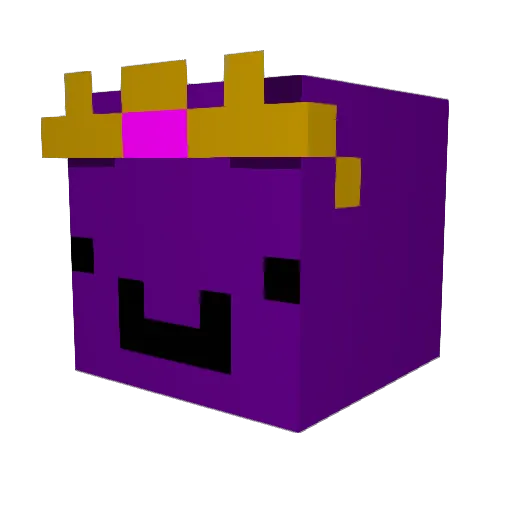 GanzNormalol Minecraft avatar head, 3D render