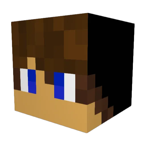 Gao_yu Minecraft avatar head, 3D render
