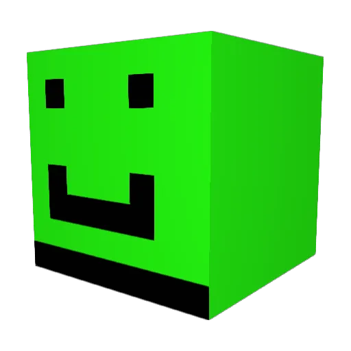 Gaoly09 Minecraft avatar head, 3D render