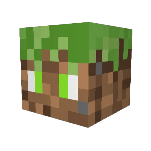 Gaopa_ Minecraft avatar head, 3D render