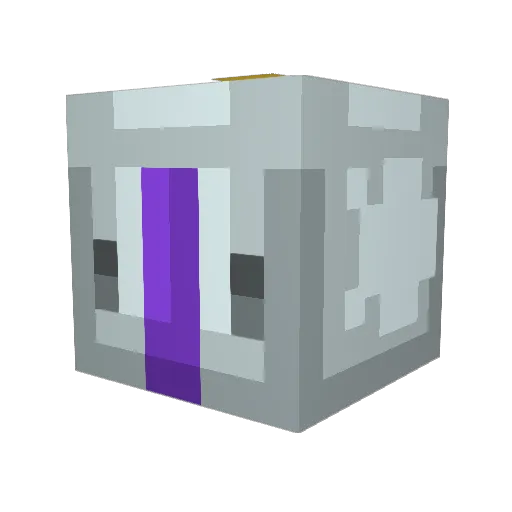 GappyJoestar Minecraft avatar head, 3D render