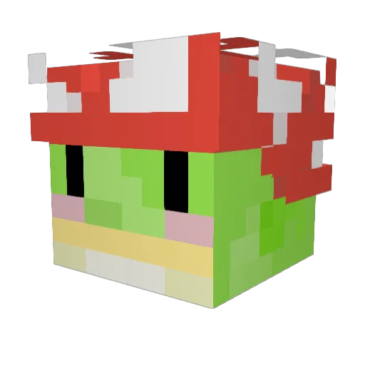 Gappy_sama Minecraft avatar head, 3D render