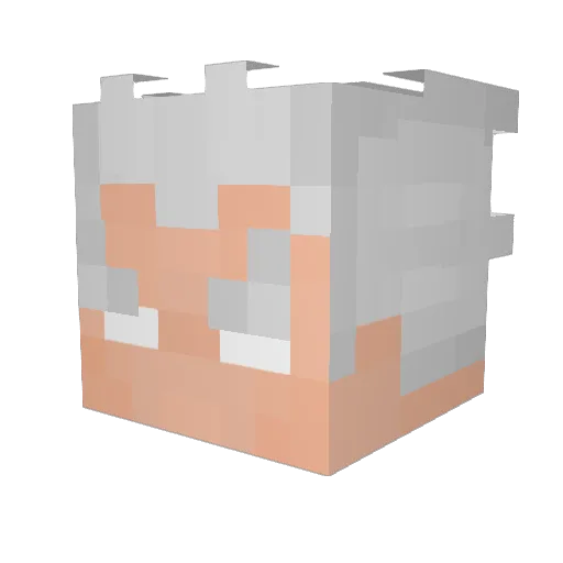 GarO0o Minecraft avatar head, 3D render