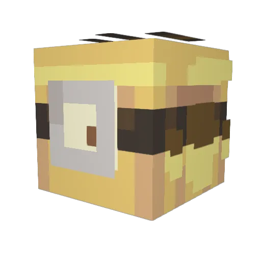Gar_1 Minecraft avatar head, 3D render