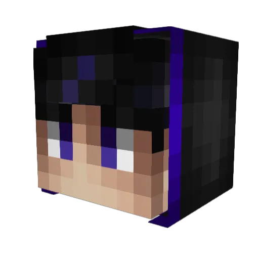 GarageDoors Minecraft avatar head, 3D render