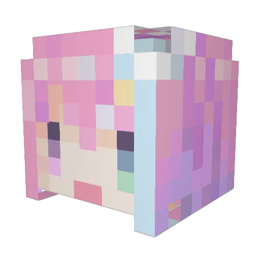 Garand_GG Minecraft avatar head, 3D render
