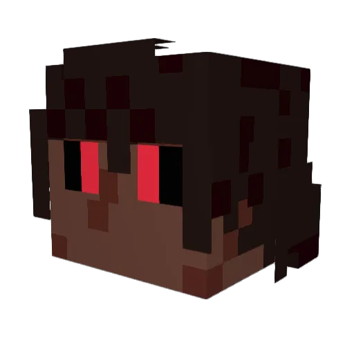 Garbage_Factory Minecraft avatar head, 3D render