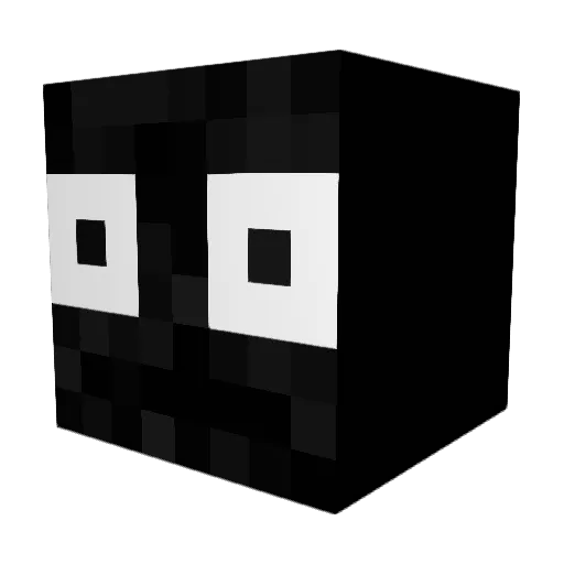 Garbo__Man Minecraft avatar head, 3D render