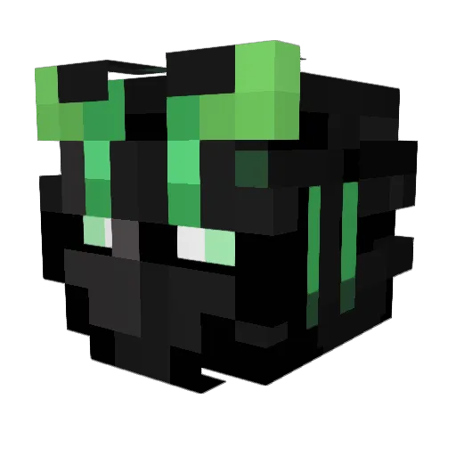 GardN974 Minecraft avatar head, 3D render