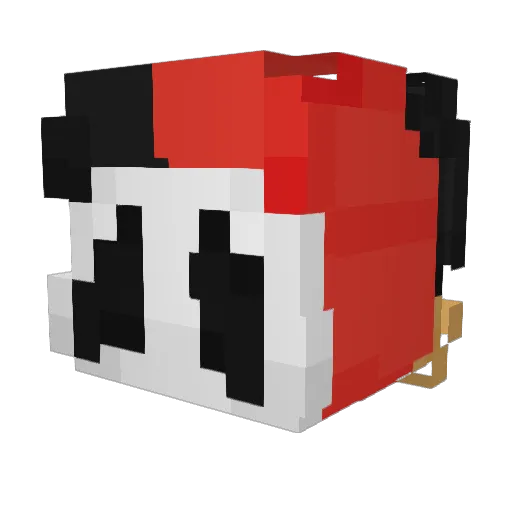 GardenOfSpace Minecraft avatar head, 3D render